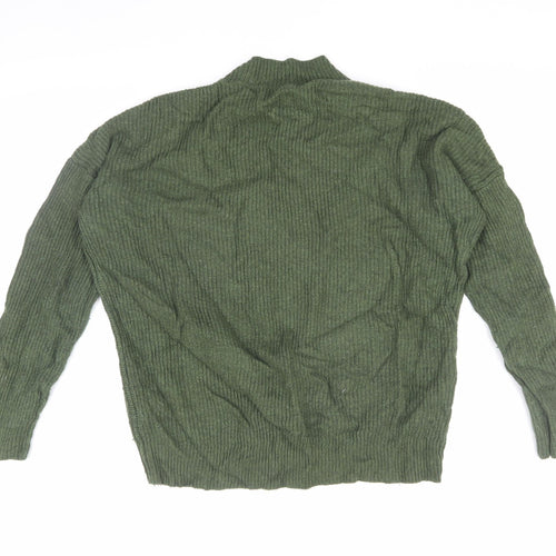 John Lewis Women's Green High Neck Pullover Jumper Size 10
