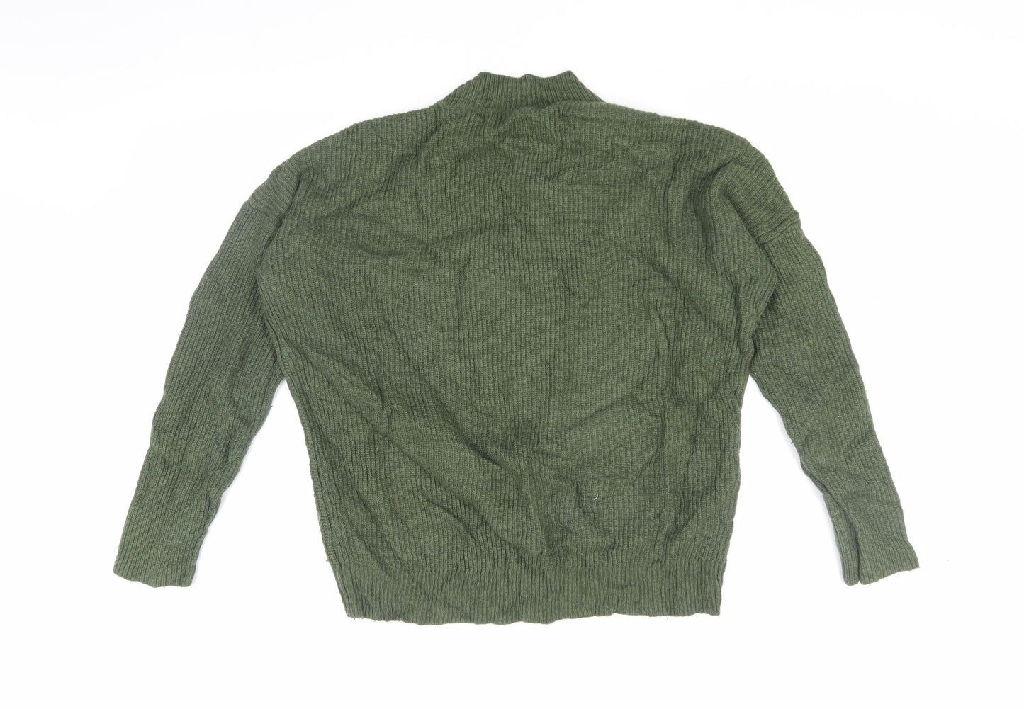John Lewis Women's Green High Neck Pullover Jumper Size 10