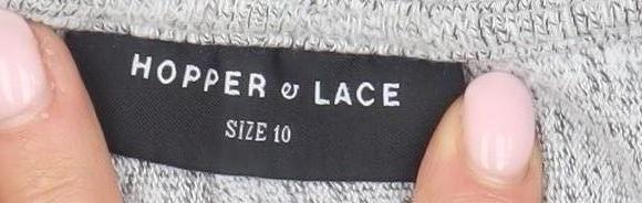 Hopper & Lace Grey Women's Knit Top Size 10