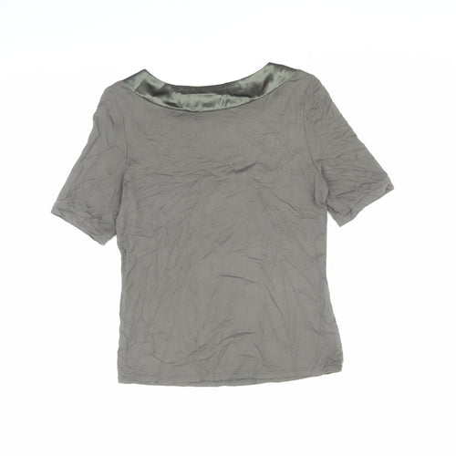Viyella Women's Green Beaded T-Shirt S