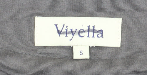 Viyella Women's Green Beaded T-Shirt S