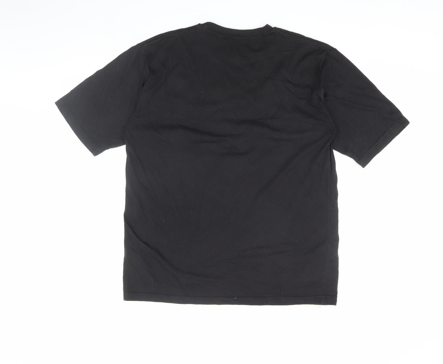 Richards Unisex Black Star Embroidered T-Shirt