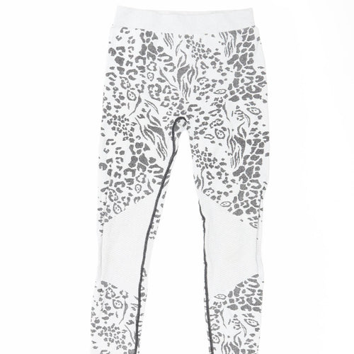 ASOS Women's Grey Animal Print Leggings S