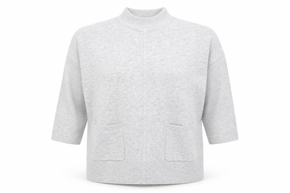 Front view of Marks & Spencer Women's Grey jumper XL