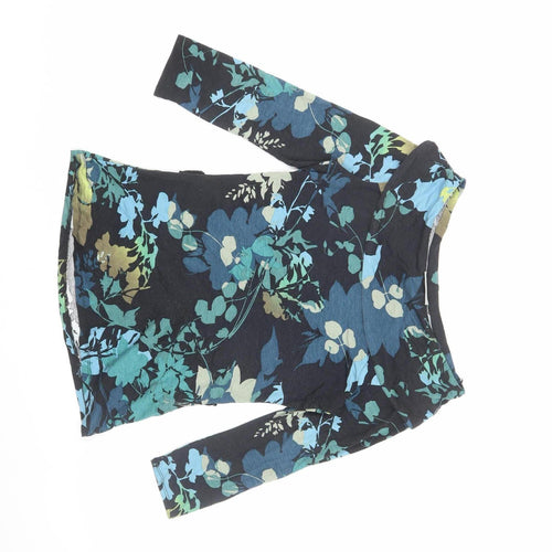 Wallis Women's Floral Boat Neck T-Shirt Size 8