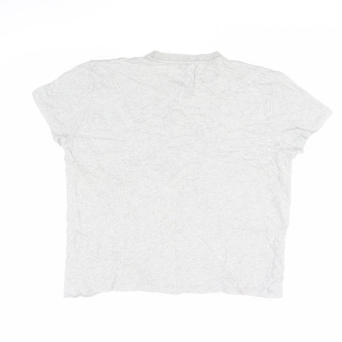 Zara Women's Grey Crew Neck T-Shirt M Casual
