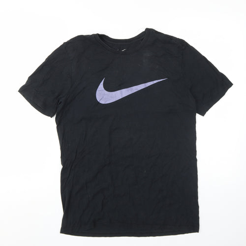 Nike Men's Black Medium Crew Neck Athletic T-Shirt
