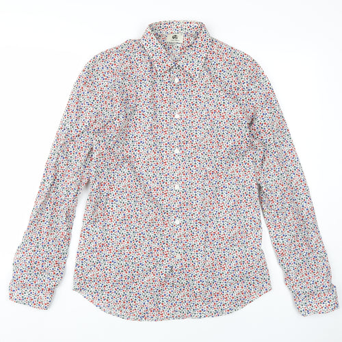 Paul Smith Men's Multicoloured Slim Fit Floral Shirt M