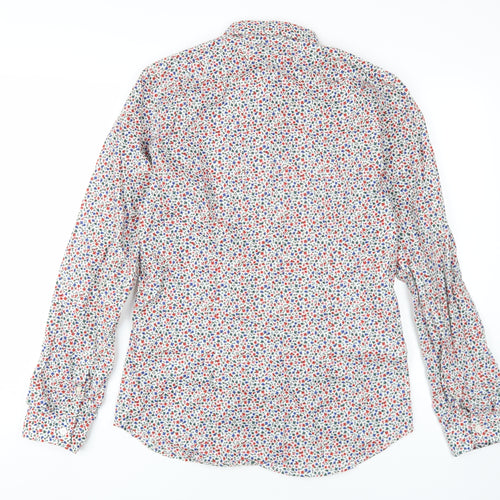 Paul Smith Men's Multicoloured Slim Fit Floral Shirt M
