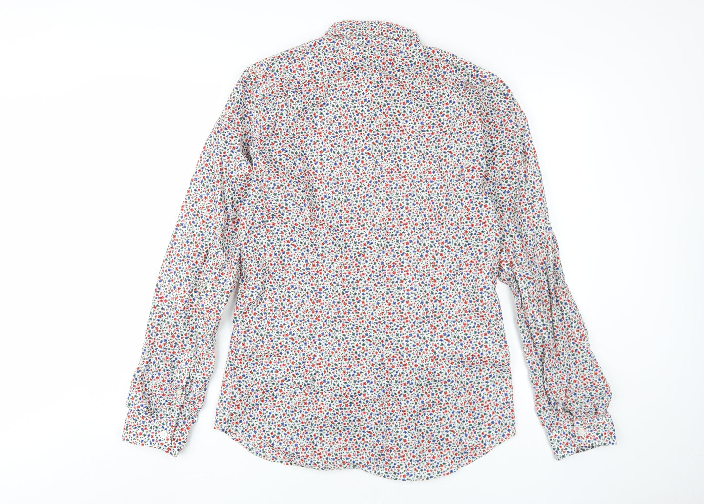 Paul Smith Men's Multicoloured Slim Fit Floral Shirt M