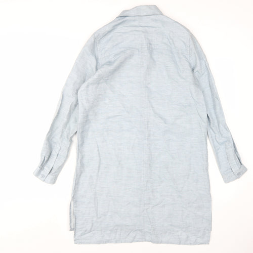 French Connection Women's Blue Shirt Dress S