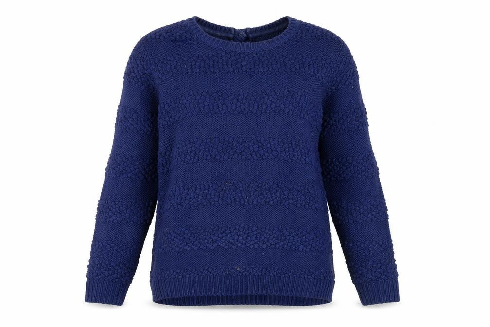 Front view of Red Herring Women's Blue jumper, S, Crew Neck