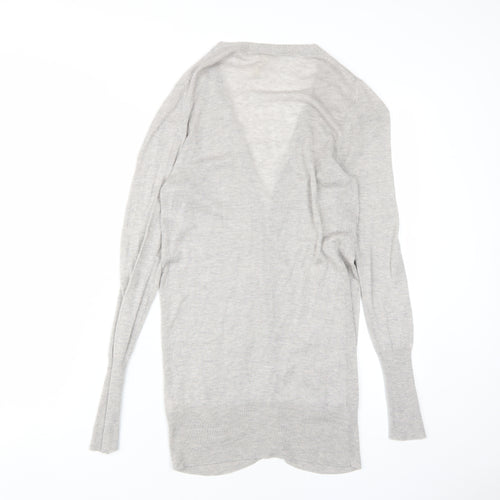 White Stuff Women's Grey Cardigan, Size 12, Button Accents