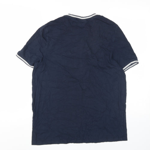 Slazenger Men's Blue Medium Cotton T-Shirt