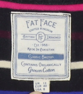 Fat Face Women's Multicoloured Striped T-Shirt 12