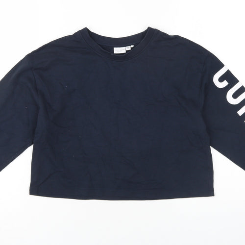 Basic Needs Girls Black Long Sleeve T-Shirt 11-12Y