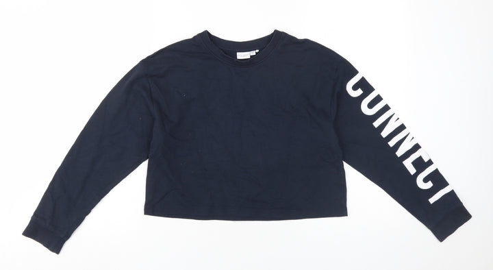 Basic Needs Girls Black Long Sleeve T-Shirt 11-12Y