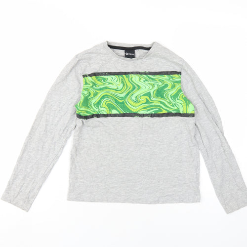 Xbox Boys Grey Long Sleeve Graphic T-Shirt - 11 Years