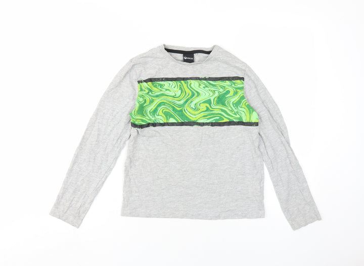 Xbox Boys Grey Long Sleeve Graphic T-Shirt - 11 Years