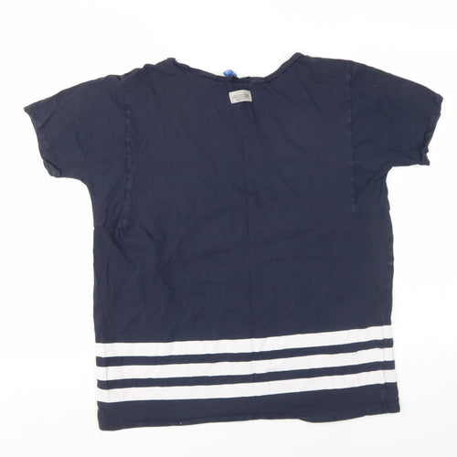 Adidas Women's Blue Casual Crew Neck T-Shirt Size 10