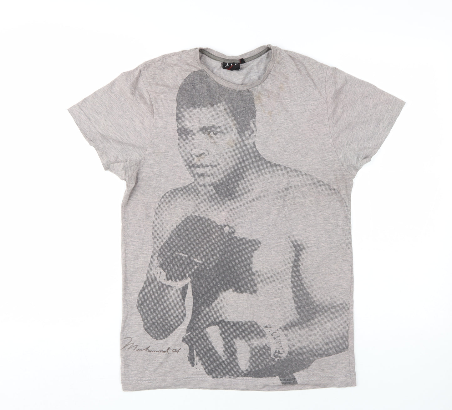 ALI Sports Graphic Men’s Grey T-Shirt - Small