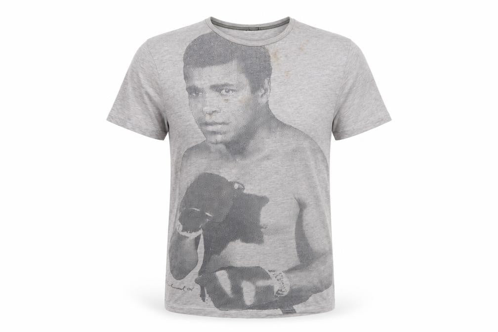 ALI Sports Graphic Men’s Grey T-Shirt - Small