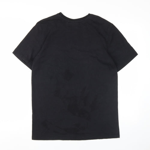 Criminal Damage Men's Black Graphic T-Shirt M