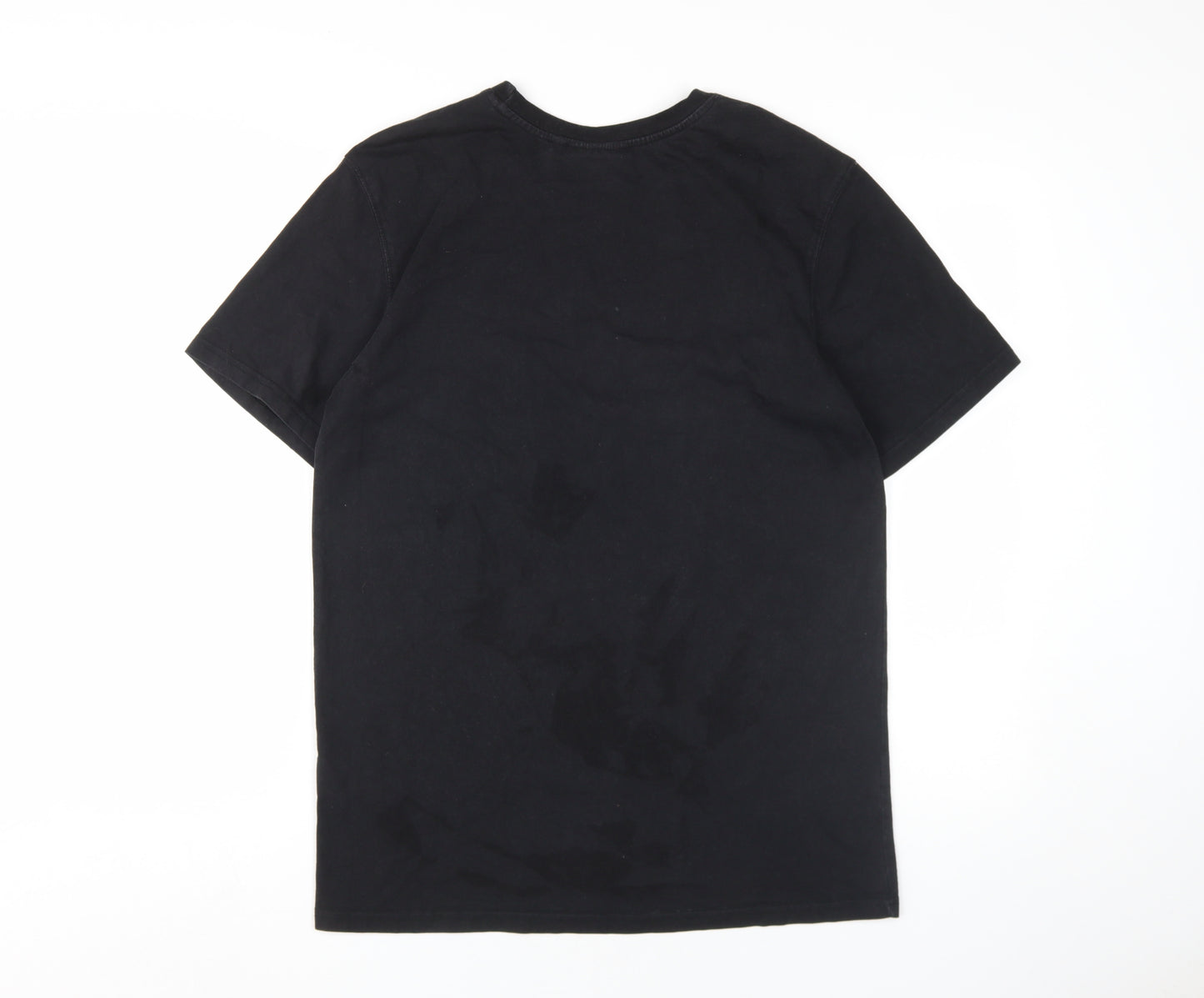 Criminal Damage Men's Black Graphic T-Shirt M