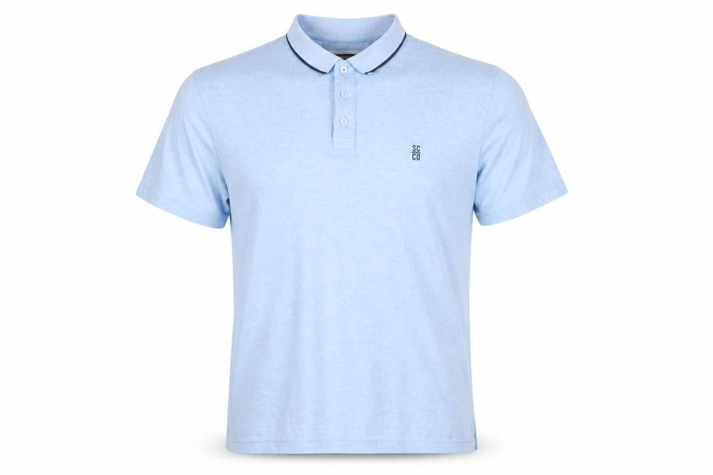 Front view of SoulCal Men's Blue Polo Shirt L