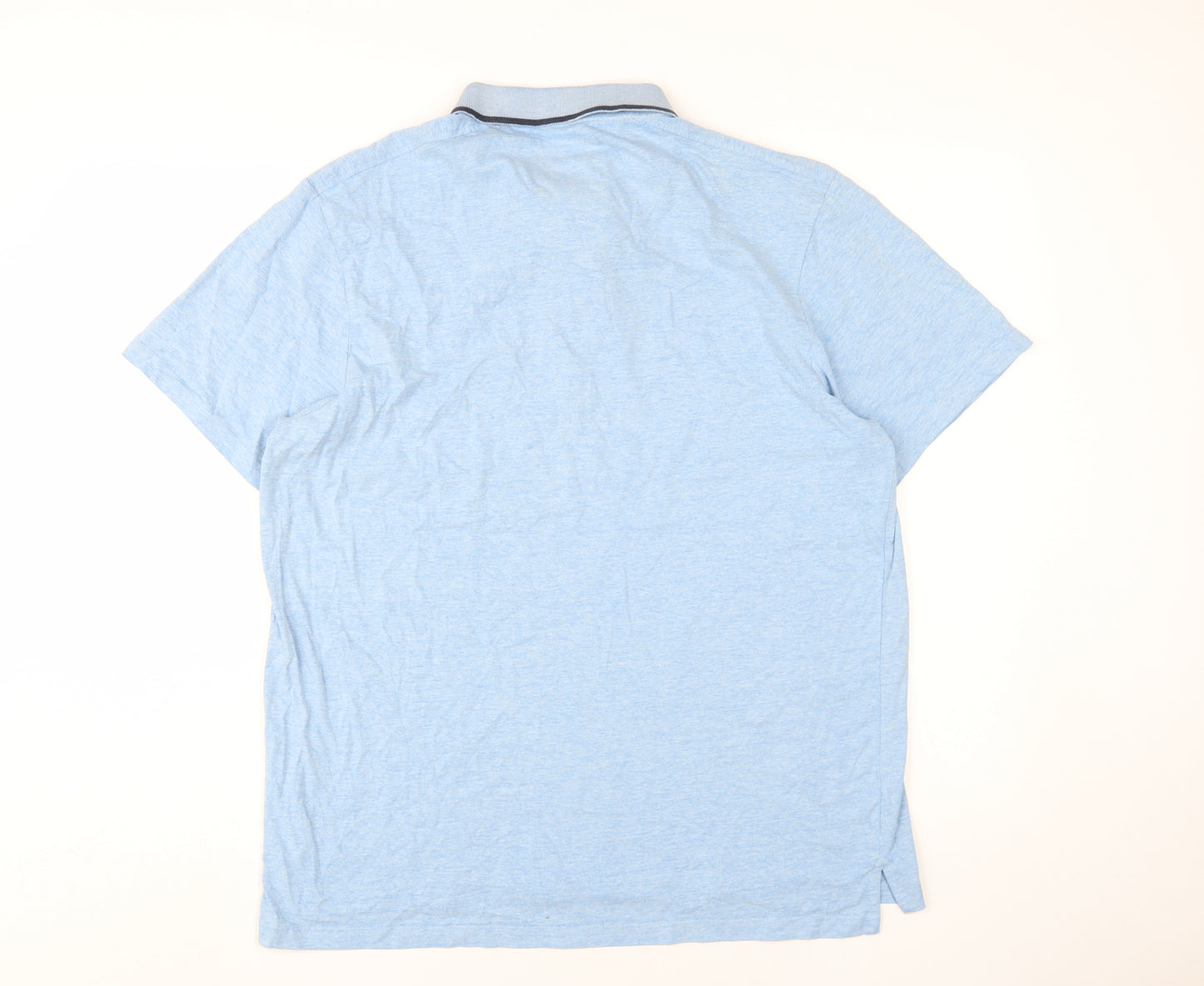 SoulCal & Co Men's Blue Polo Shirt L