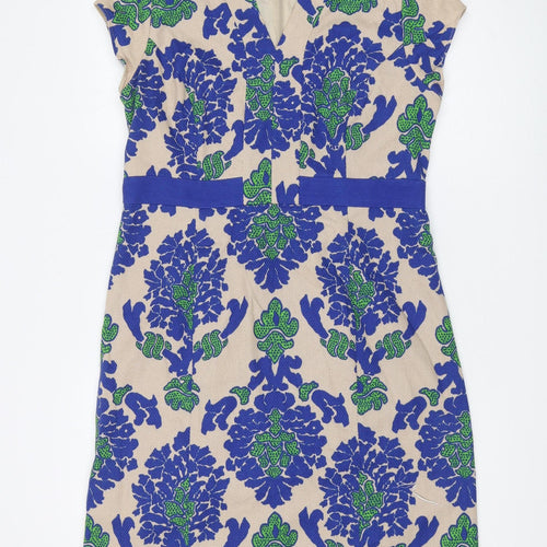 Ro den Women's Floral Shift Dress, Size 10, Multicoloured