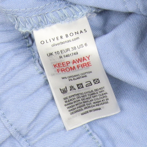 Oliver Bonas Women's Blue Short Skirt Size 10