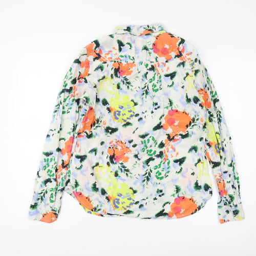 Gap Women's Multicoloured Floral Button-Up Shirt - S