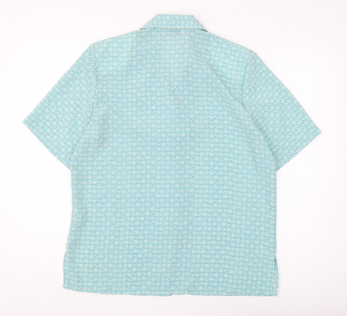 Bonmarché Women's Blue Geometric Blouse Size 18