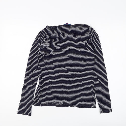 Tom Tailor Women's Black Striped Long Sleeve T-Shirt XS