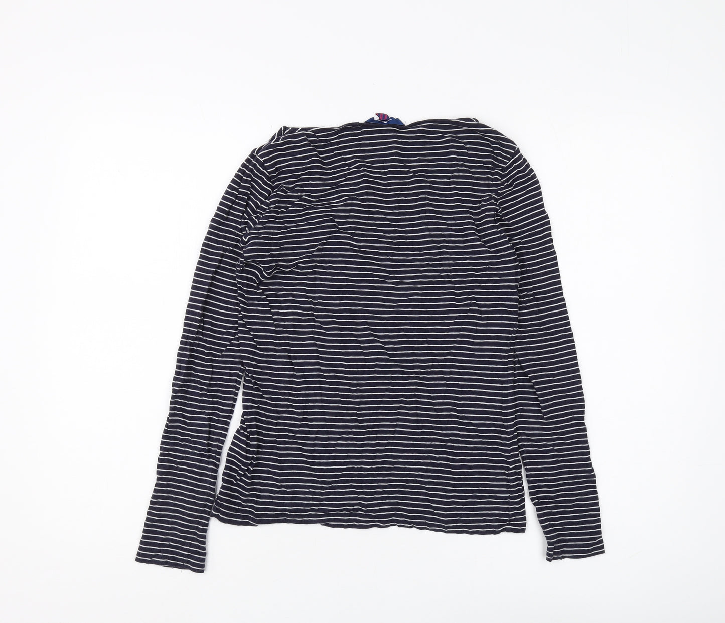 Tom Tailor Women's Black Striped Long Sleeve T-Shirt XS