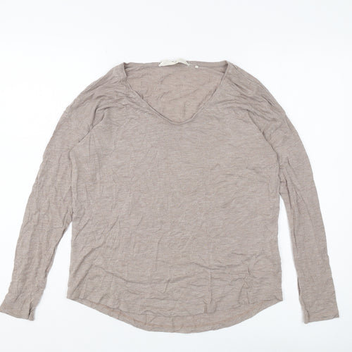 South Coast Women's Beige Long Sleeve Top UK 10