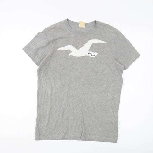 Hollister Men's Grey S T-Shirt