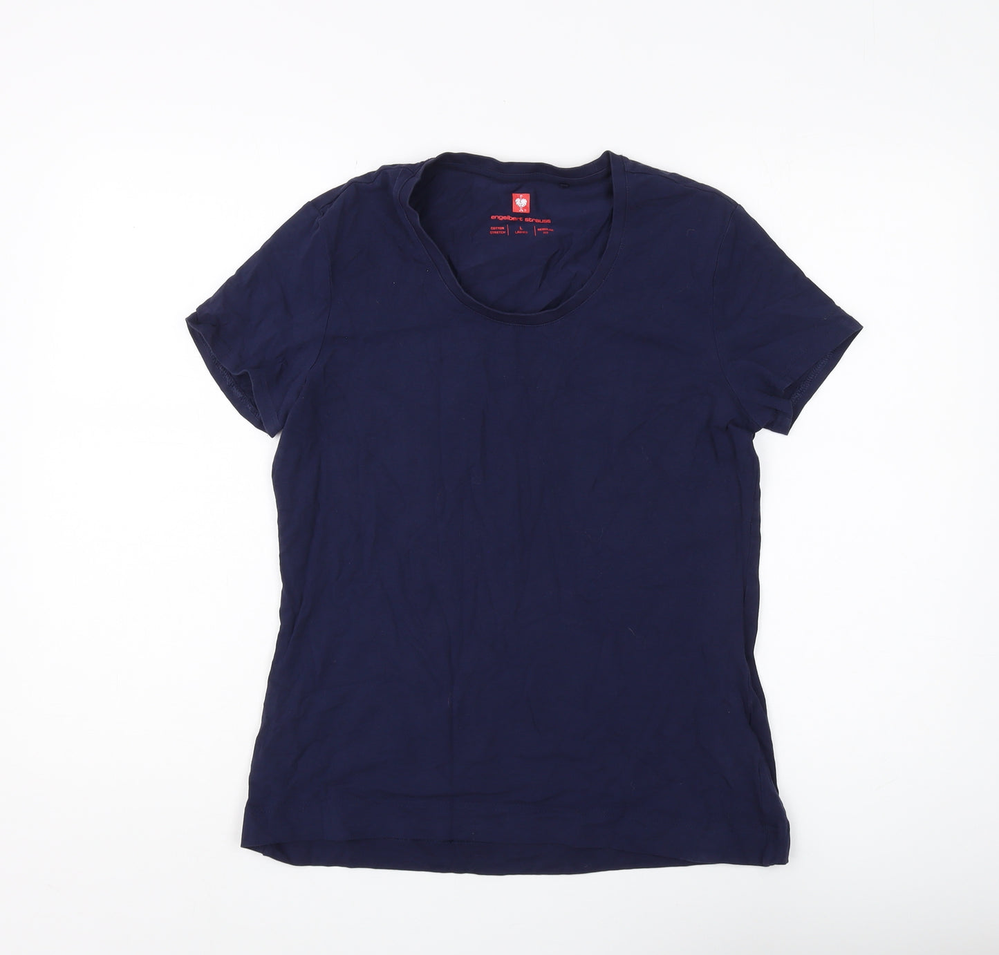 Engelbert Strauss Women's Blue Crew Neck T-Shirt L