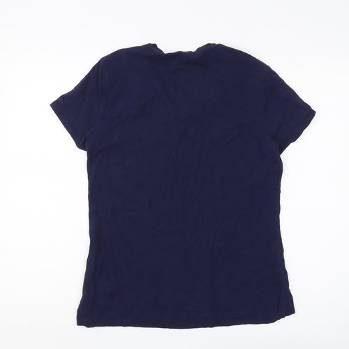 Engelbert Strauss Women's Blue Crew Neck T-Shirt L