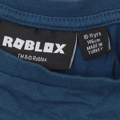 Roblox Boys Blue Graphic T-Shirt 10-11 Years