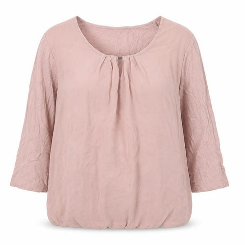 Barbara Lebek Women's Pink Blouse UK 14 3/4 Sleeve