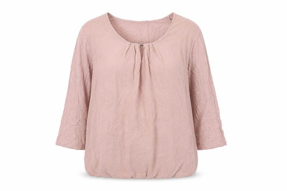 Barbara Lebek Women's Pink Blouse UK 14 3/4 Sleeve