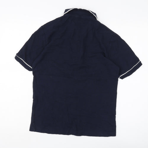Penguin Men's Blue Slim Fit Polo Shirt - Size S