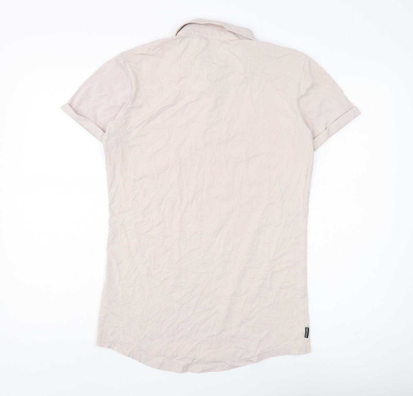 Gym King Beige Men's Slim Fit Polo Shirt M