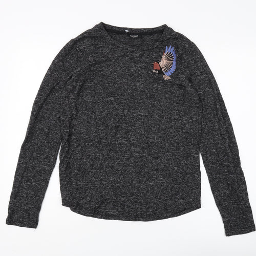 Nocozo Women's Black Long Sleeve Basic T-Shirt Size 12