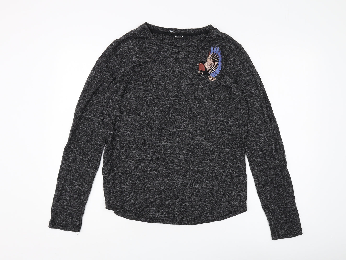 Nocozo Women's Black Long Sleeve Basic T-Shirt Size 12