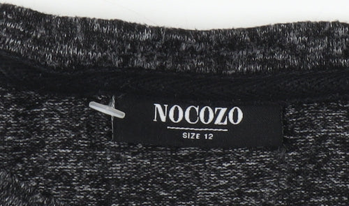 Nocozo Women's Black Long Sleeve Basic T-Shirt Size 12