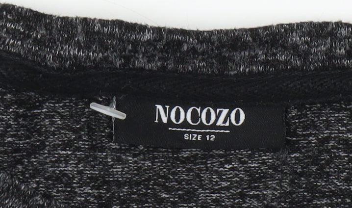 Nocozo Women's Black Long Sleeve Basic T-Shirt Size 12