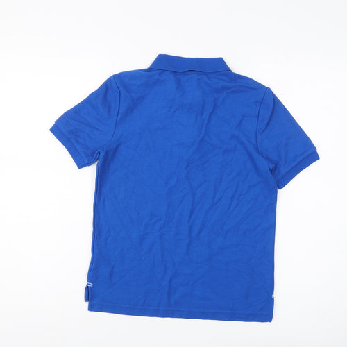 Slazenger Boys Blue Polo Shirt, 9-10 Years, Short Sleeve